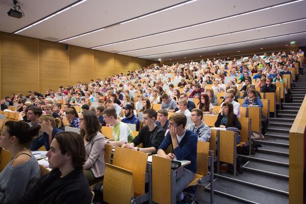 Hörsaal der Uni Magdeburg 